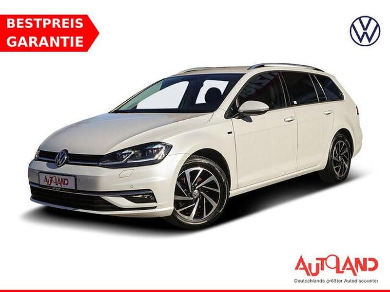 Gebraucht VW Golf VII Join 125 PS (91 kW) 2018 Oryxweiß perlmutteffekt Kombi