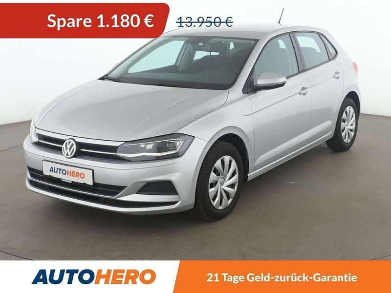 Reflexsilber Gebraucht 2018 VW Polo Comfortline Kleinwagen | 12.770 € (Fairer Preis) - Bild 1/3