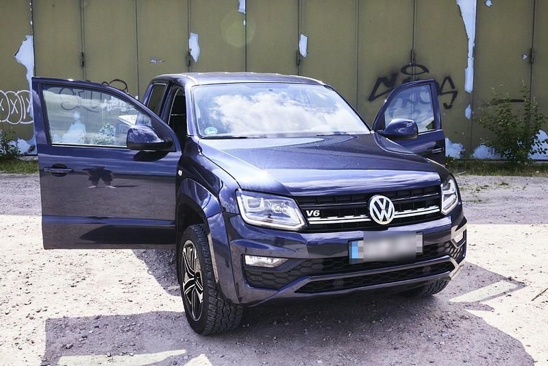 Blau Gebraucht 2017 VW Amarok Highline Abholung | 21.850 € (Guter Preis) - Bild 1/4