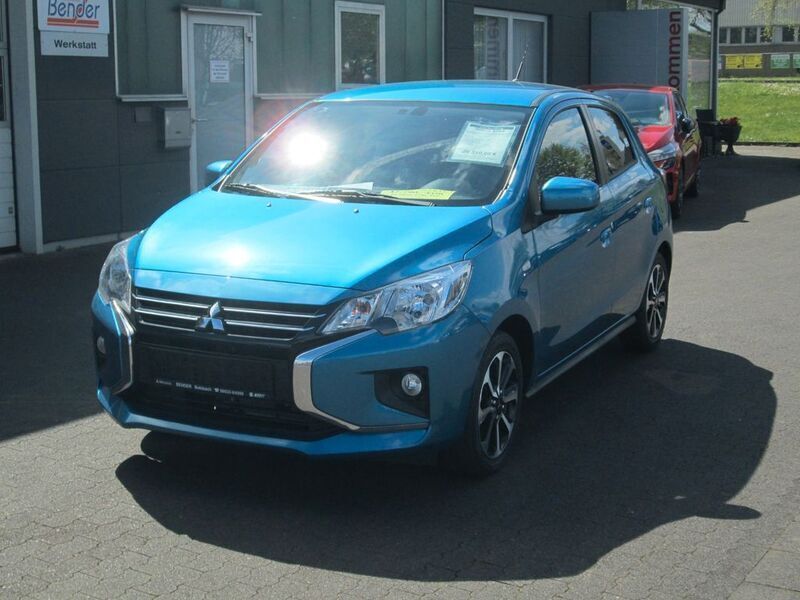 Blau Gebraucht 2024 Mitsubishi Space Star Select+ Limousine | 17.790 € - Bild 1/4
