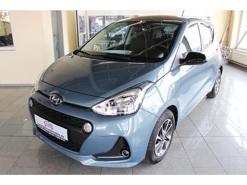 Blau Gebraucht 2019 Hyundai i10 YES! Kleinwagen | 10.889 € (Fairer Preis) - Bild 1/4