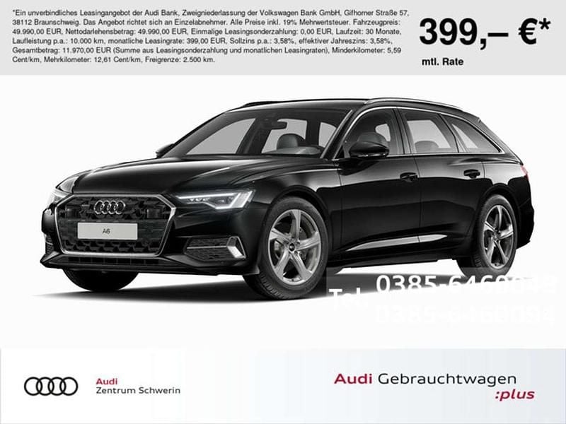 Mythosschwarz Gebraucht 2025 Audi A6 Advanced Kombi | 49.990 € (Superpreis) - Bild 1/4