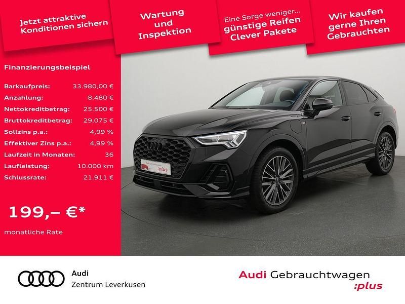 Schwarz Gebraucht 2022 Audi Q3 Sportback S-Line SUV | 33.980 € (Fairer Preis) - Bild 1/4