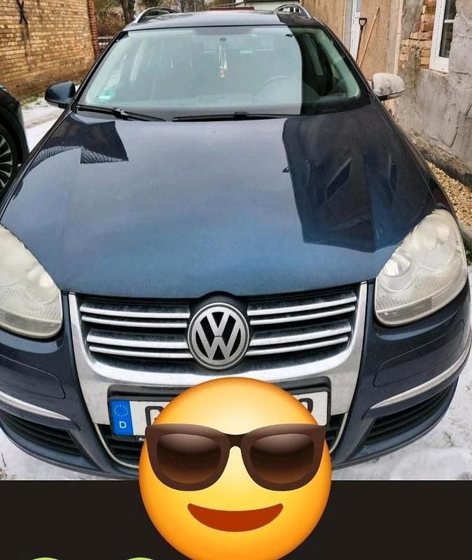 Blau Gebraucht 2008 VW Golf V Sportline Kombi | 2.500 € (Superpreis) - Bild 1/4
