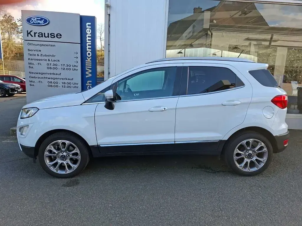 Gebraucht Ford Ecosport Titanium 125 PS (91 kW) 2018 Frostweiß SUV