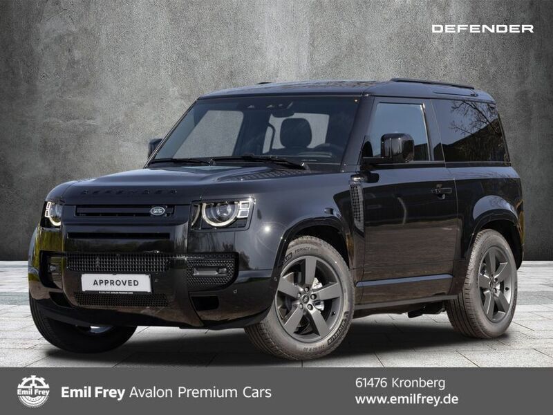 Santorini black metallic Neu 2025 Land Rover Defender SE Dynamic SUV | 93.629 € (Fairer Preis) - Bild 1/4