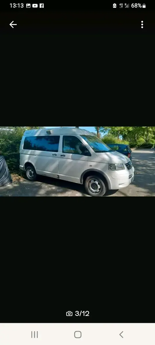 Usata VW Transporter 132 CV (97 kW) 2005 Bianco Furgone