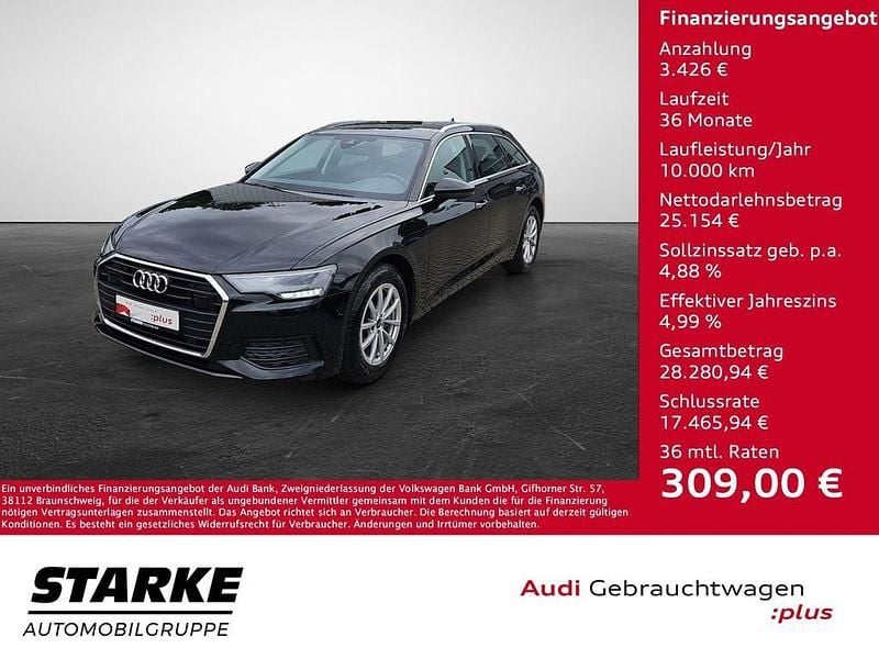 Brillantschwarz Gebraucht 2022 Audi A6 Premium Kombi | 28.580 € (Superpreis) - Bild 1/4