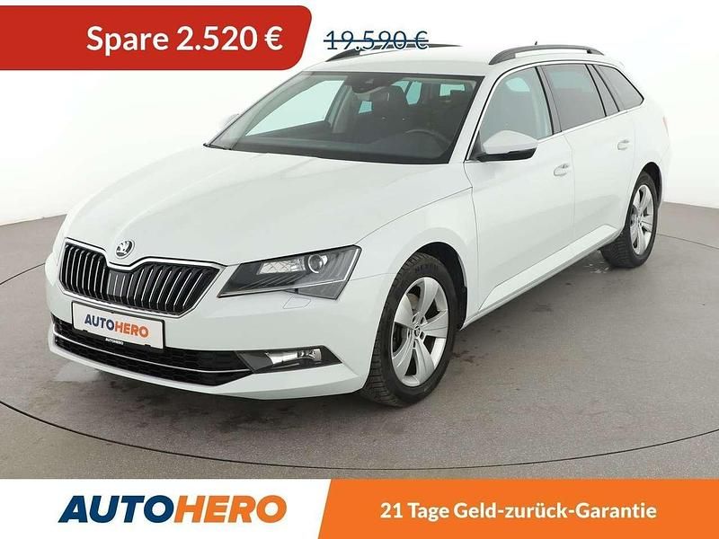 Weiß Gebraucht 2016 Skoda Superb Ambition Kombi | 17.070 € (Fairer Preis) - Bild 1/3