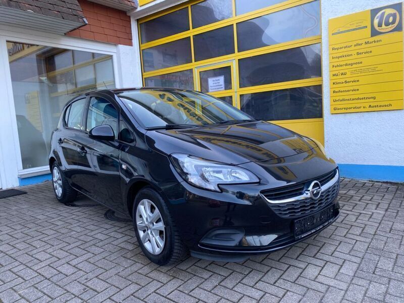 Schwarz Gebraucht 2016 Opel Corsa Edition Limousine | 7.980 € (Fairer Preis) - Bild 1/4