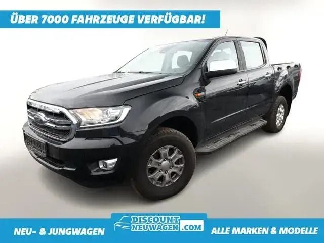 Obsidianschwarz metallic Gebraucht 2021 Ford Ranger XLT Abholung | 27.537 € (Guter Preis) - Bild 1/4