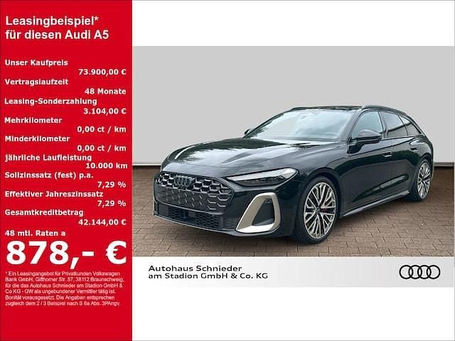 Mythosschwarz metallic Gebraucht 2025 Audi A5 Ambiente Coupé | 73.900 € (Fairer Preis) - Bild 1/3