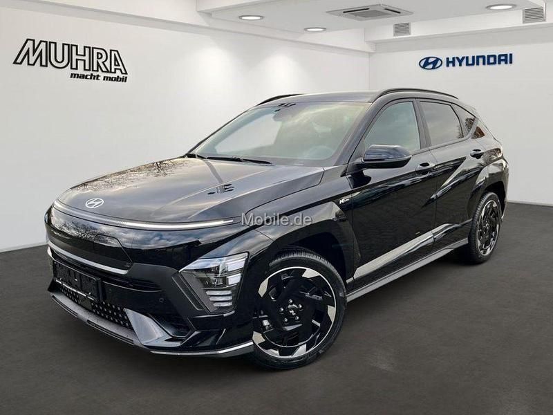 Abyss black Neu 2025 Hyundai Kona N Line SUV | 39.989 € (Fairer Preis) - Bild 1/4
