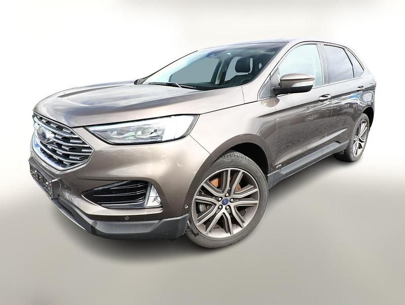 Grau Gebraucht 2018 Ford Edge Titanium SUV | 24.488 € (Guter Preis) - Bild 1/4
