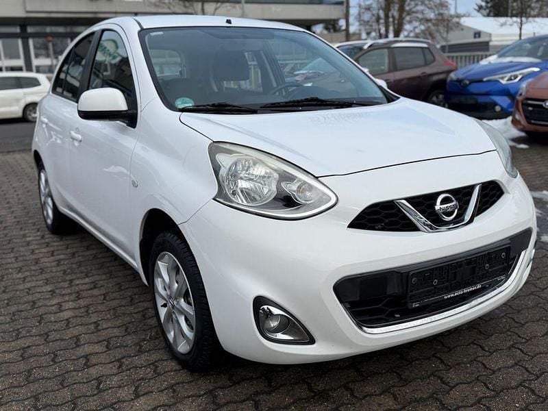 Gebraucht Nissan Micra Acenta 80 PS (58 kW) 2016 Weiß Kleinwagen