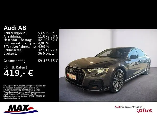 Gebraucht Audi A8L S-Line 286 PS (210 kW) 2022 Daytonagrau perleffekt Limousine