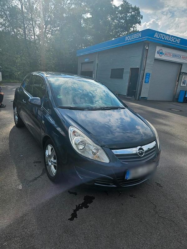 Blau Gebraucht 2008 Opel Corsa Limousine | 850 € (Superpreis) - Bild 1/4