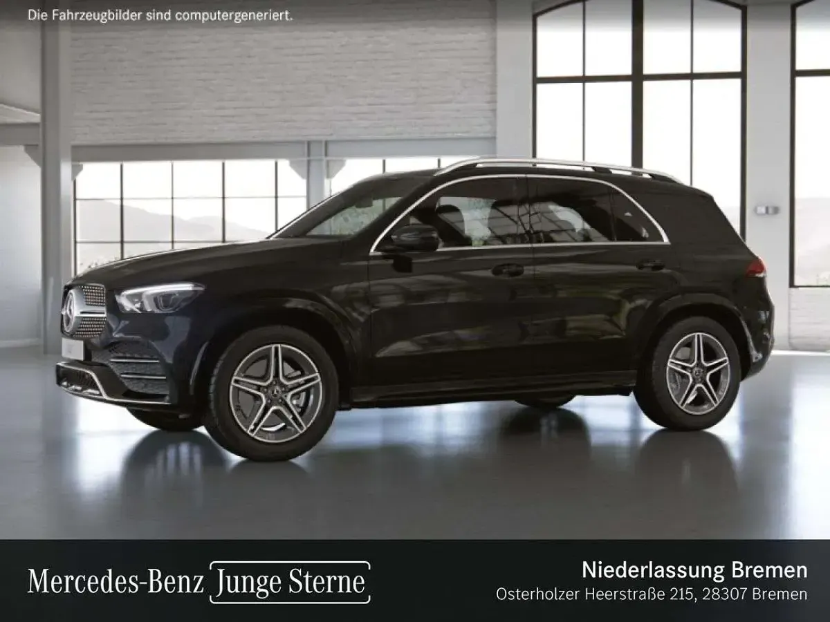 Gebraucht Mercedes GLE350 AMG 194 PS (142 kW) 2023 Obsidianschwarz SUV