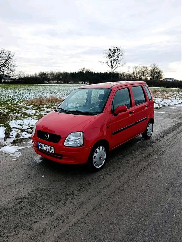 Rot Gebraucht 2003 Opel Agila Kleinwagen | 1.300 € (Fairer Preis) - Bild 1/4