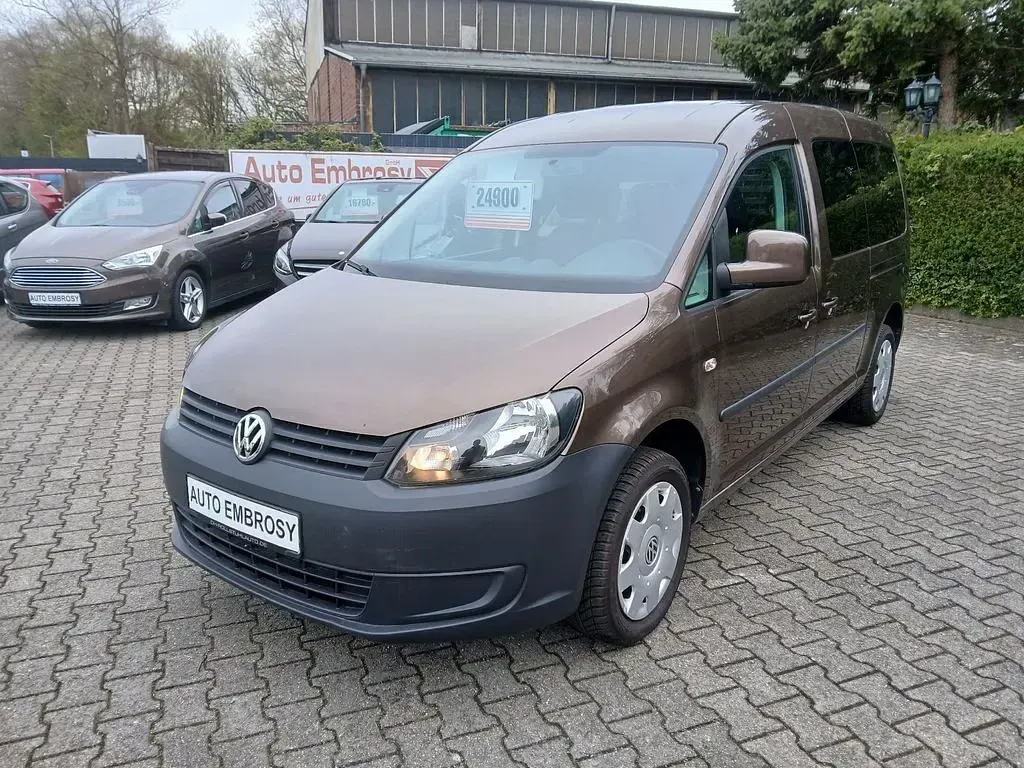 Gebraucht VW Caddy 105 PS (77 kW) 2014 Braun Van / Kleinbus