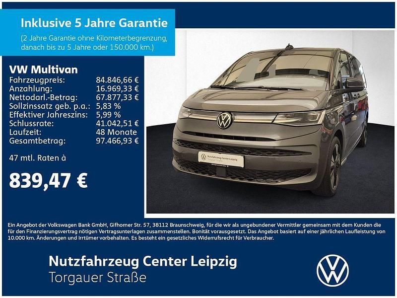 Grau Neu 2025 VW Multivan Edition Van / Kleinbus | 84.847 € - Bild 1/4