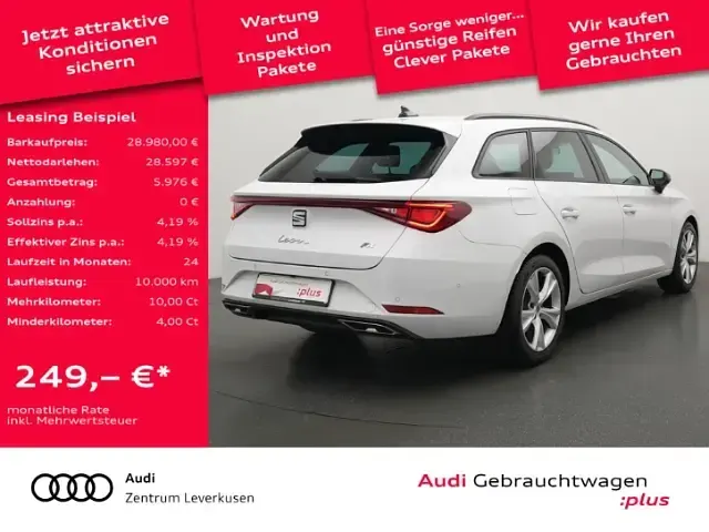 Gebraucht Seat Leon FR 150 PS (110 kW) 2025 Nevada weiss Kombi