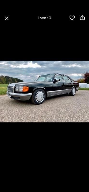 Schwarz Gebraucht 1984 Mercedes 280 Limousine | 12.700 € - Bild 1/4