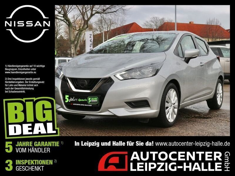 Silber Gebraucht 2022 Nissan Micra Acenta Kleinwagen | 11.790 € (Guter Preis) - Bild 1/4