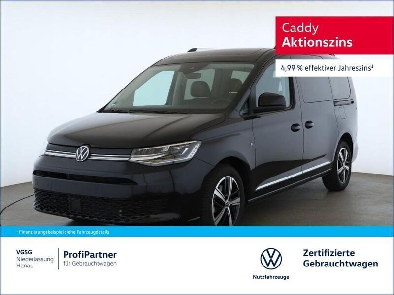 Schwarz Gebraucht 2024 VW Caddy Maxi Style Van / Kleinbus | 32.990 € - Bild 1/4