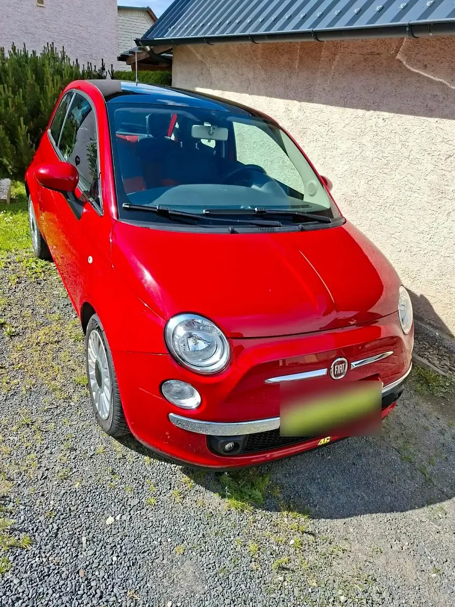 Gebraucht Fiat 500 85 PS (62 kW) 2013 Rot Limousine