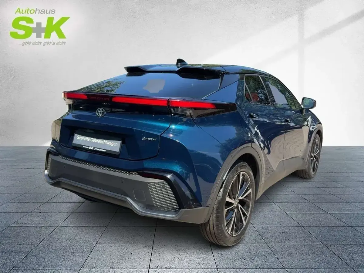 Gebraucht Toyota C-HR Lounge 197 PS (144 kW) 2024 Dark teal mica metallic / black SUV