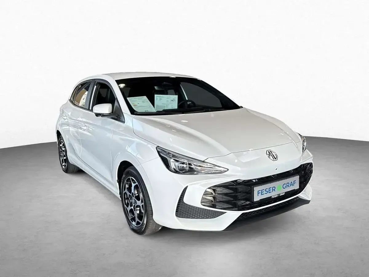 Uusi MG MG3 Luxury 194 HP (142 kW) 2025 Valkoinen Viistoperä