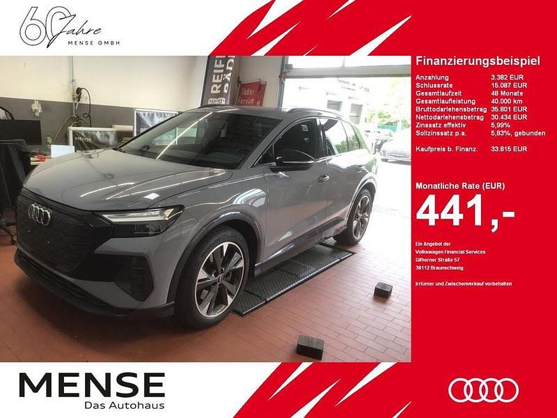 Kieselgrau Gebraucht 2022 Audi Q4 e-tron Ambiente SUV | 33.815 € (Fairer Preis) - Bild 1/4