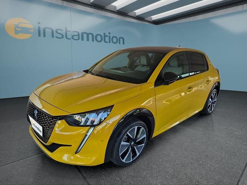 Gelb Gebraucht 2020 Peugeot e-208 Kleinwagen | 16.749 € (Fairer Preis) - Bild 1/4