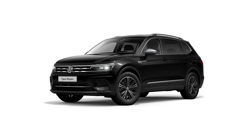 Gebraucht VW Tiguan Allspace Highline 200 PS (147 kW) 2021 Schwarz SUV