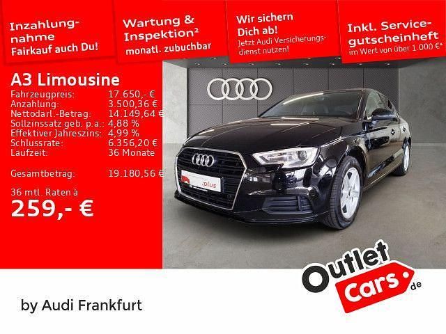Brillantschwarz Gebraucht 2019 Audi A3 Design Limousine | 17.650 € (Guter Preis) - Bild 1/2