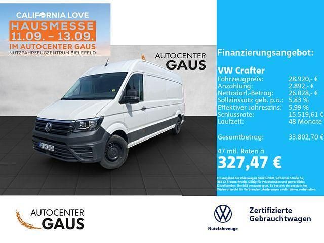 Weiß Gebraucht 2022 VW Crafter Van | 28.920 € (Superpreis) - Bild 1/3