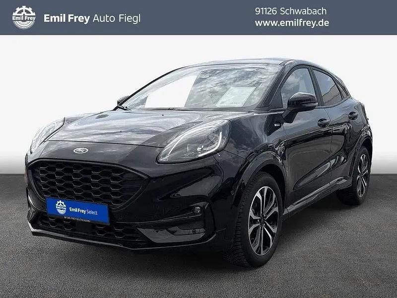 Agate black metallic Gebraucht 2024 Ford Puma ST-Line SUV | 24.990 € (Fairer Preis) - Bild 1/4