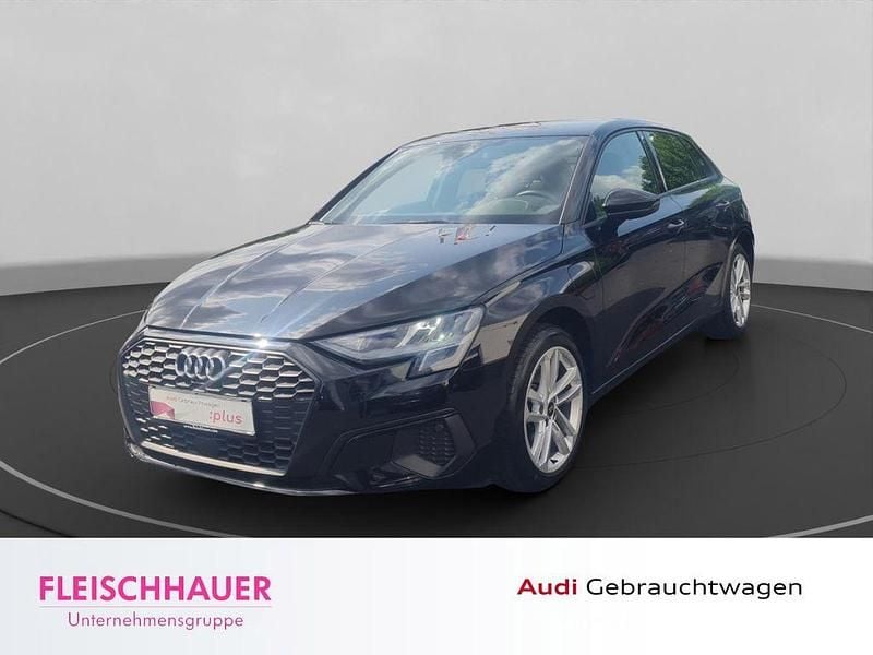 Schwarz Gebraucht 2022 Audi A3 Sportback e-tron Ambiente Limousine | 23.440 € (Superpreis) - Bild 1/4