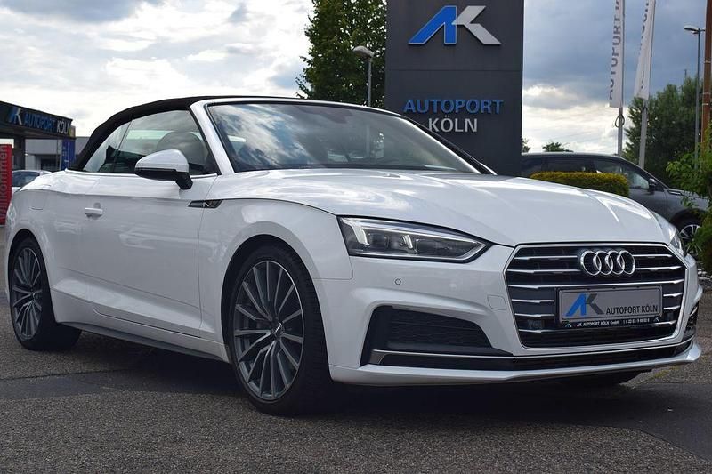 Ibisweiß Gebraucht 2018 Audi A5 Cabriolet Sport Cabrio | 27.890 € (Guter Preis) - Bild 1/4