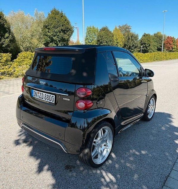 Gebraucht Smart ForTwo Cabrio Brabus 84 PS (61 kW) 2012 Schwarz Cabrio