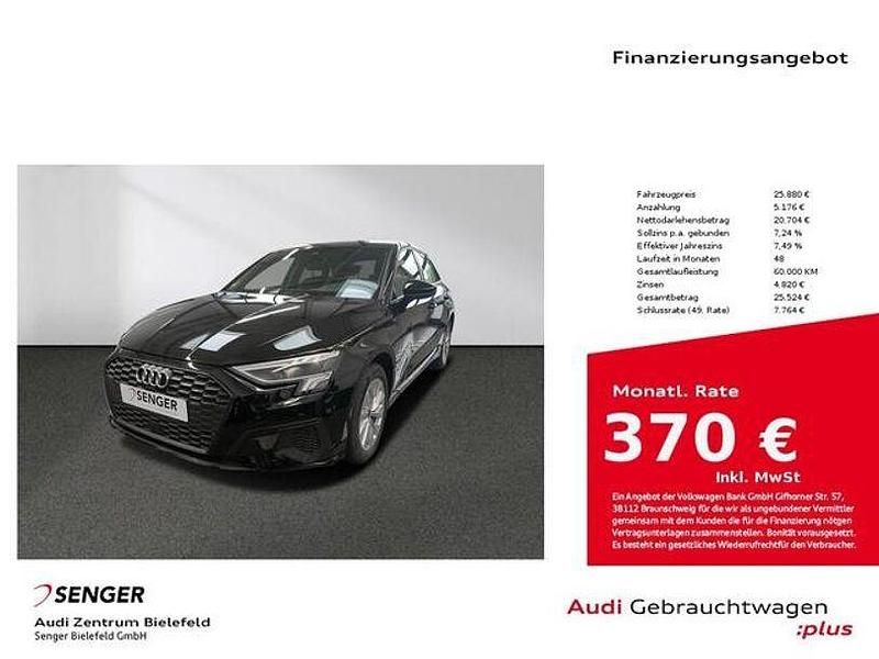Brillantschwarz Gebraucht 2022 Audi A3 e-tron Ambiente Kleinwagen | 25.880 € (Fairer Preis) - Bild 1/3