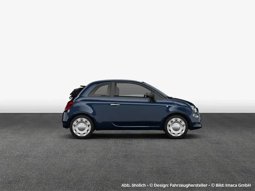 Gebraucht Fiat 500C Dolcevita 69 PS (50 kW) 2022 Dipinto di blu blau metallic Cabrio