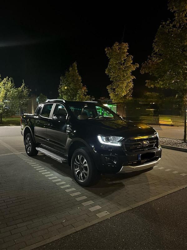 Schwarz Gebraucht 2022 Ford Ranger Wildtrack Abholung | 33.999 € (Superpreis) - Bild 1/4