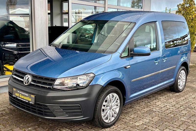 Gebraucht VW Caddy Trendline 125 PS (91 kW) 2018 Blau Van / Kleinbus