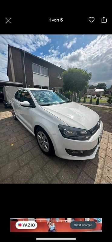 Weiß Gebraucht 2014 VW Polo Kleinwagen | 3.900 € - Bild 1/4
