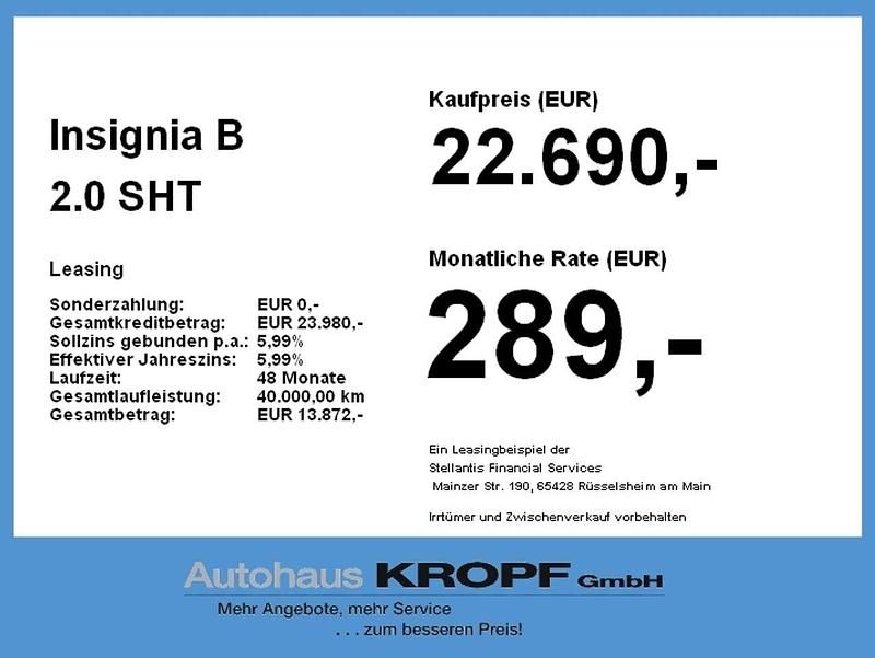 Gebraucht Opel Insignia 170 PS (125 kW) 2022 Mondstein grau Limousine