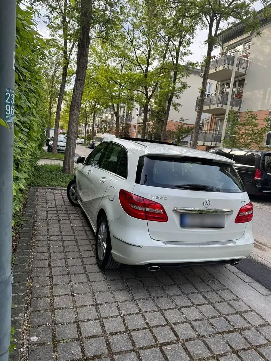 Gebraucht Mercedes B220 170 PS (125 kW) 2013 Weiß Kleinwagen
