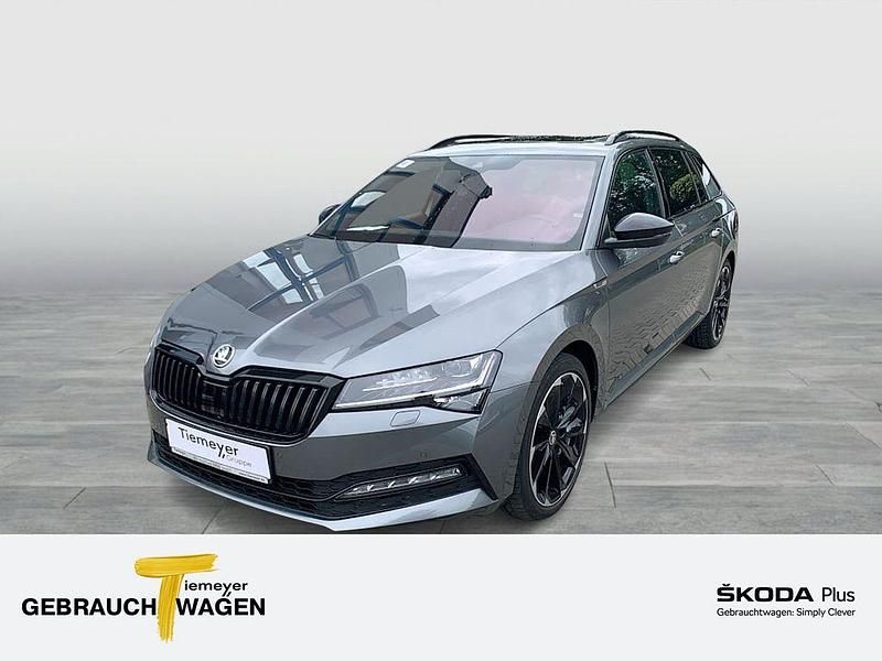Grau Gebraucht 2022 Skoda Superb SportLine Kombi | 30.870 € (Fairer Preis) - Bild 1/4