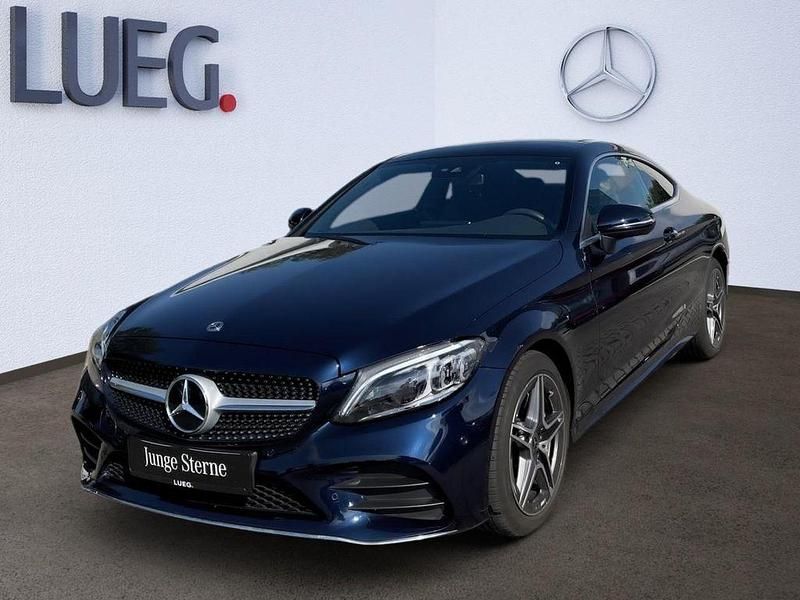 Cavansitblau metallic Gebraucht 2022 Mercedes C220 AMG Coupé | 39.960 € (Fairer Preis) - Bild 1/4